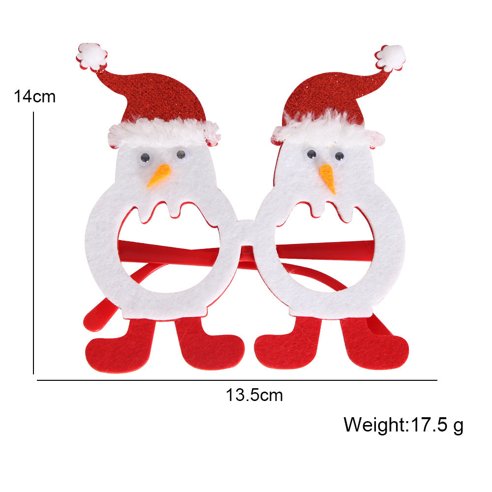 Wholesale Christmas Glasses Children's Party Decorations Christmas Decorations Photo Props Elk Glasses Frame